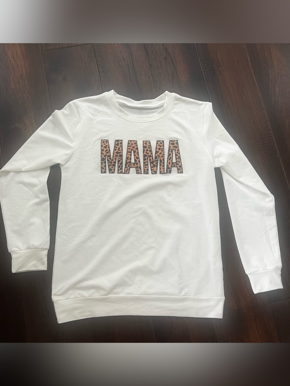 Leopard mama sweatshirt